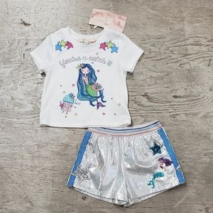 Baby girls short set